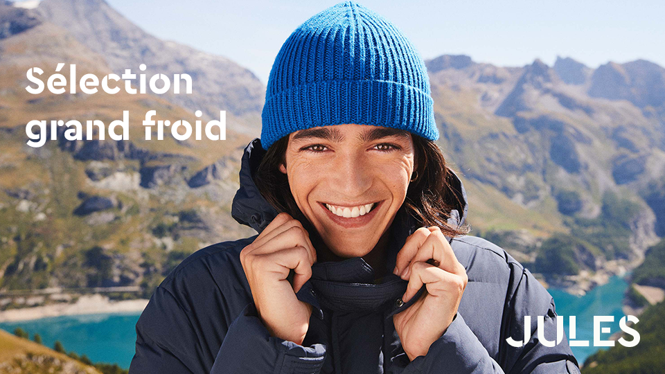 JULES Offre Mode Collection Grand Froid - Catalogue promo disponible sur Fidme (app de Cartes de fidélité et Bons plans)