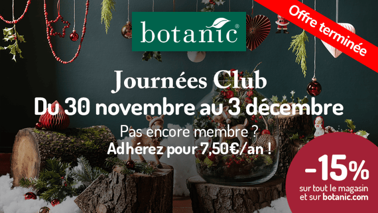 BOTANIC 15% de réduction d'avantage fidélité - Offre exclusive Fidme (app de Cartes de fidélité et Bons plans)