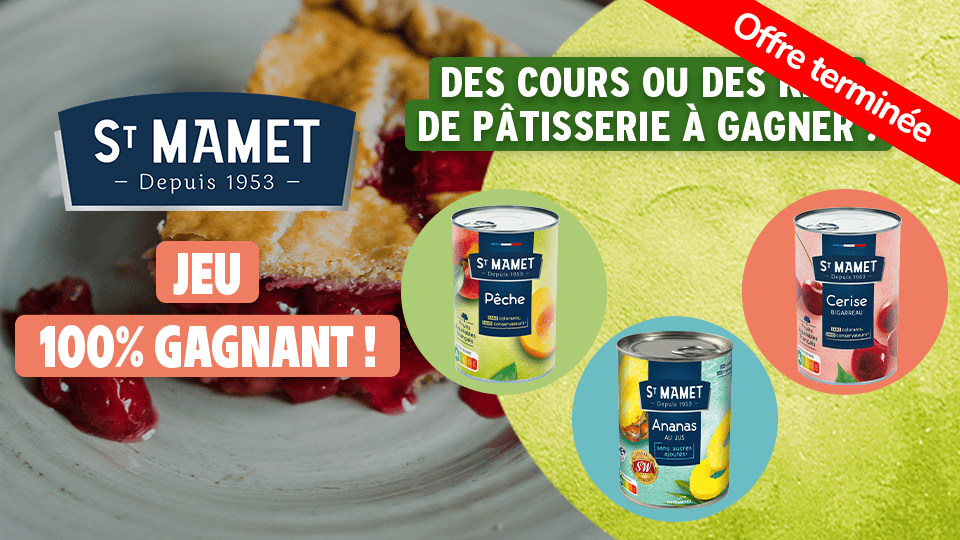 Offre Jeu-Concours 10%% Gagnant ST MAMET - Gagnez sur l'app gratuite Fidme (Promos, Cartes de fidélité et Réductions de marques)