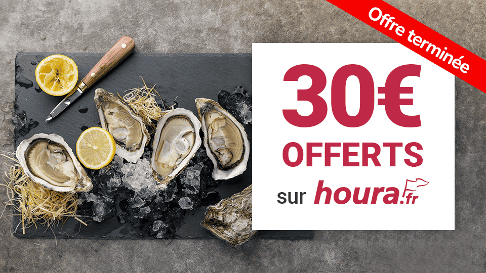 Offre HOURA 30€ Offerts pour Noël - Promotion disponible sur l'app Fidme, app leader de Cartes de fidélité, Code Promos et réduction