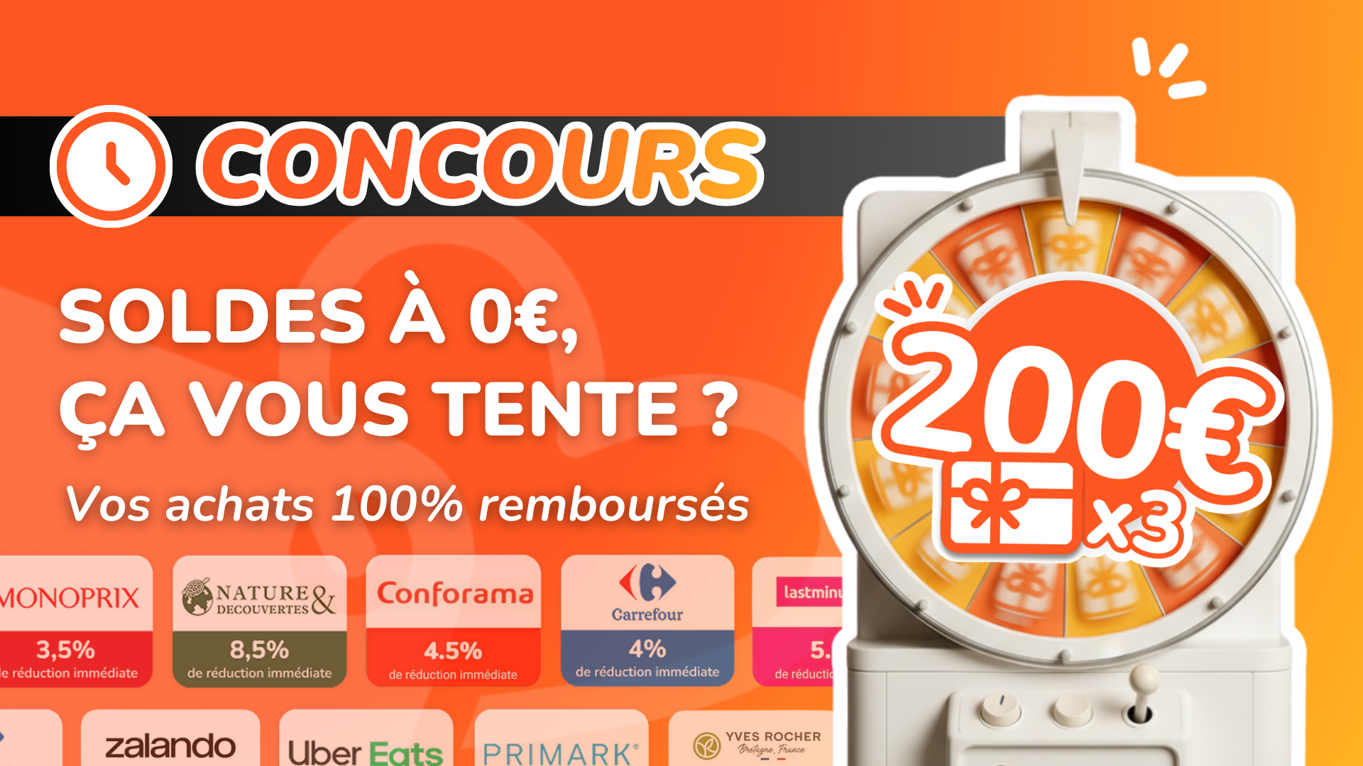 🔥 Jeu-concours Flash Fidme : vos soldes 100 % remboursées, ça commence maintenant ! - Fidme